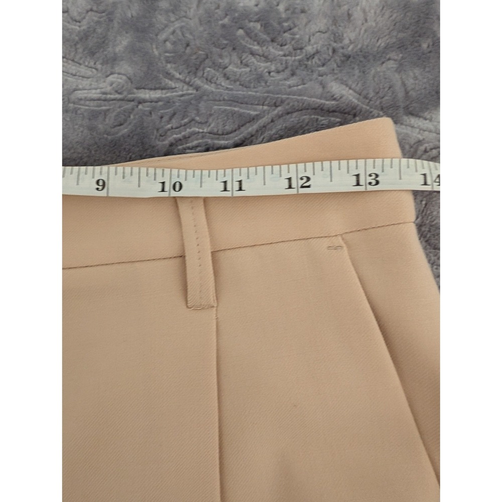 Women's Dorothee Schumacher Cream‎ Wool Blend Pleated Tapered Trousers Size XS - Picture 10 of 11